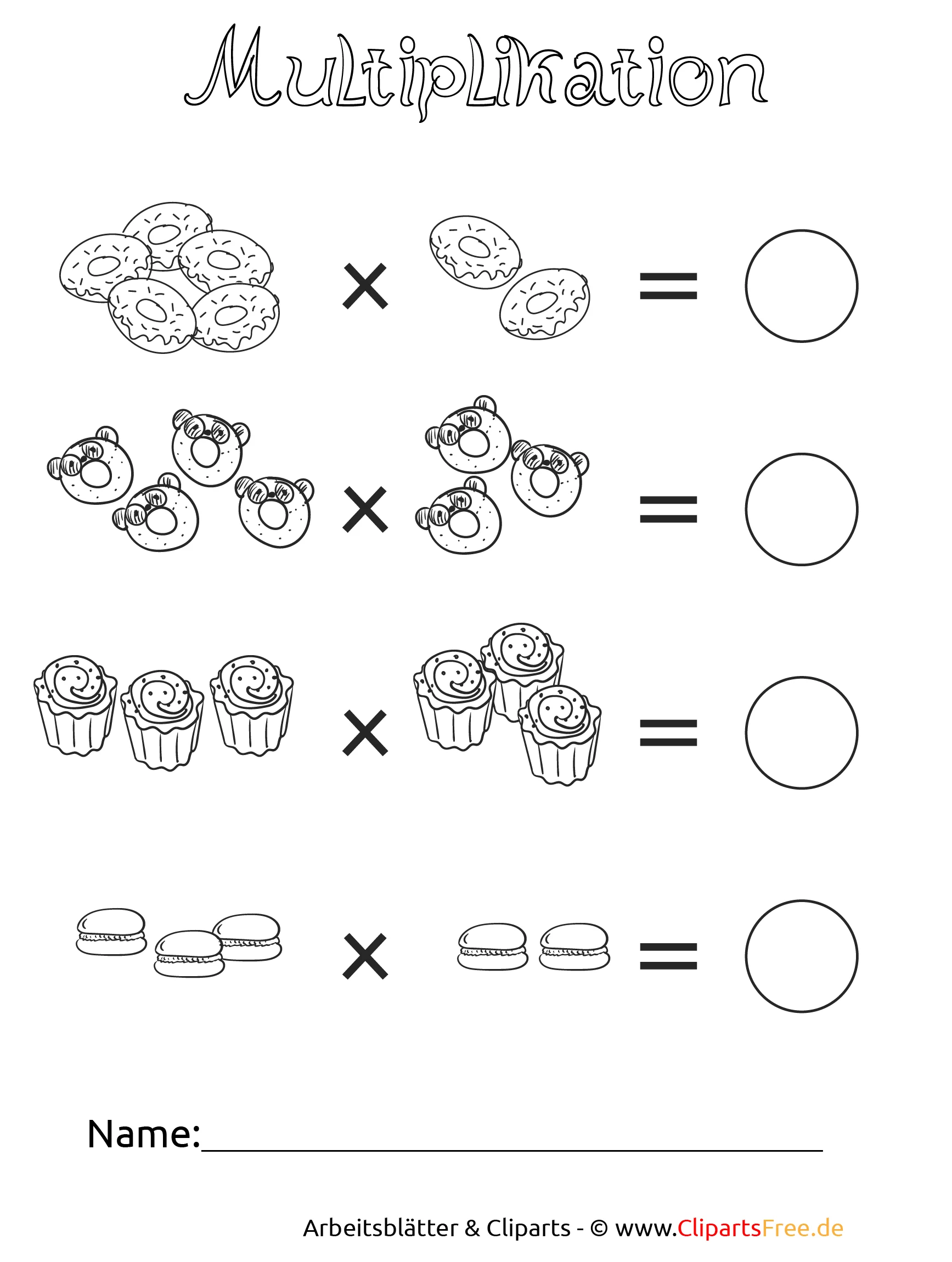 Unterrichtmaterial Multiplikation zum Download