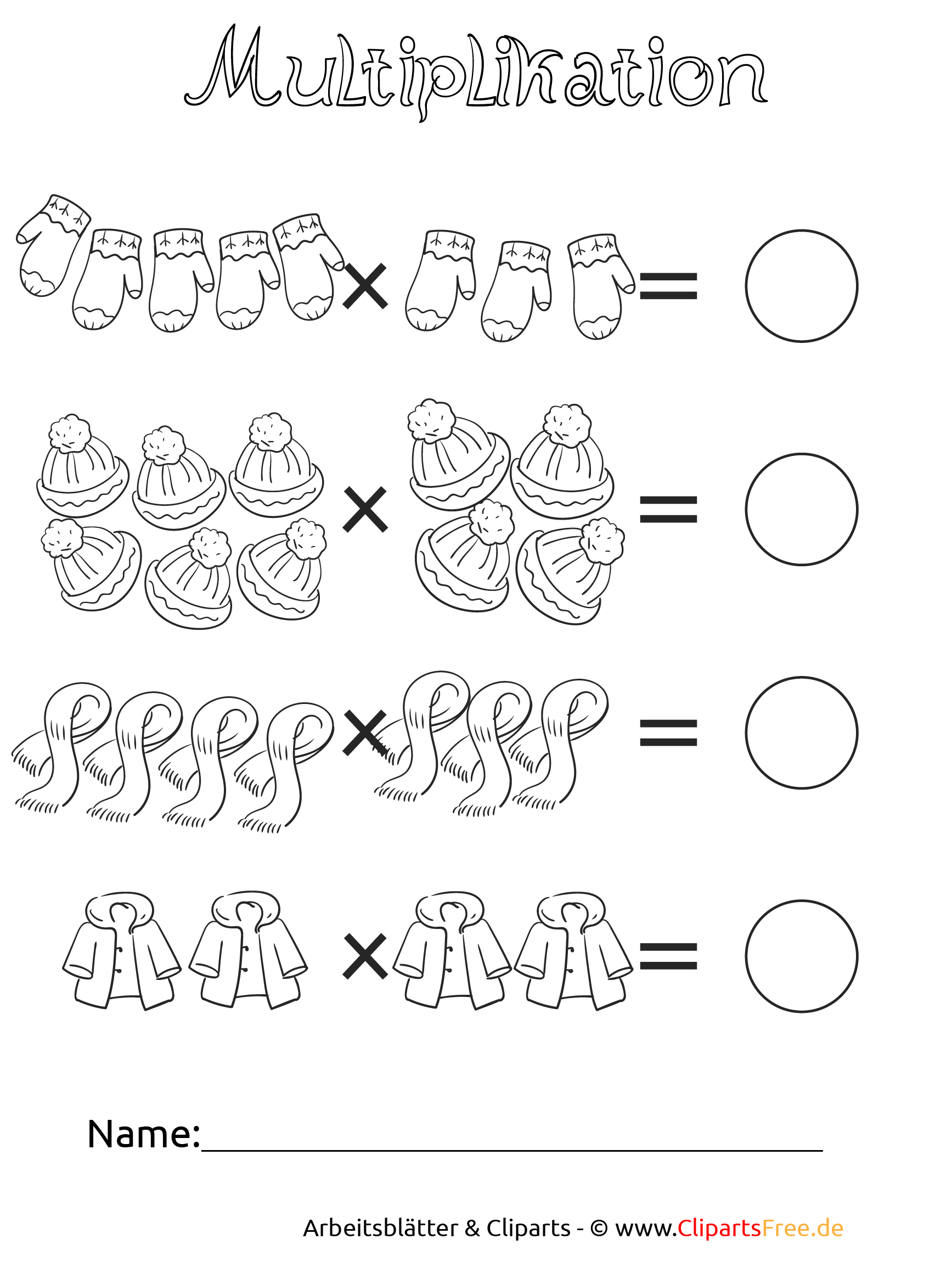 Unterrichtsmaterial für Multiplikation ab der 2. Klasse Unterrichtsmaterial für Multiplikation ab der 2. Klasse