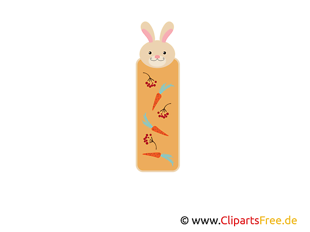 Lesezeichen Hase Zum Drucken Und Ausschneiden