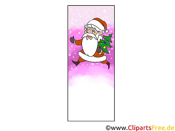 Lesezeichen Vorlage Weihnachten zum Ausdrucken