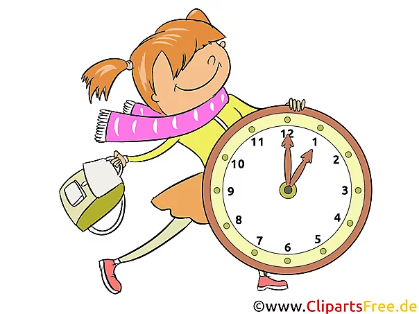 Zifferblatt Uhr zum Ausdrucken kostenlos Illustration