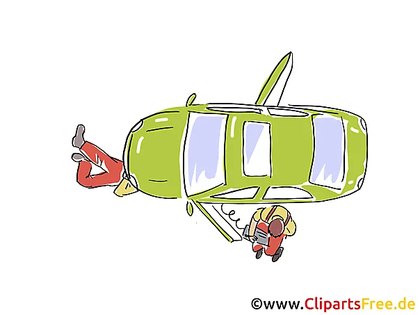 Auto Blick von Oben Clipart, Bild, Grafik, Cartoon, Illustration gratis