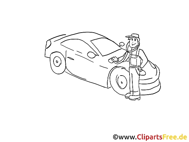 Car diagnostic clip art black and white, graphic, pic free