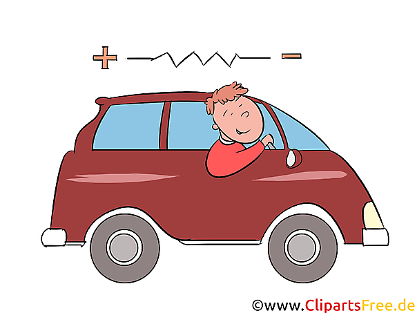 Bus mit Elektroantrieb Clipart, Bild, Grafik