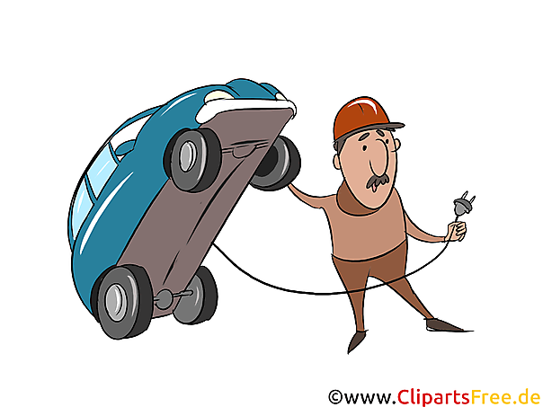 Wo findet man eine Ladestation für Elektroauto Clipart, Bild, Grafik