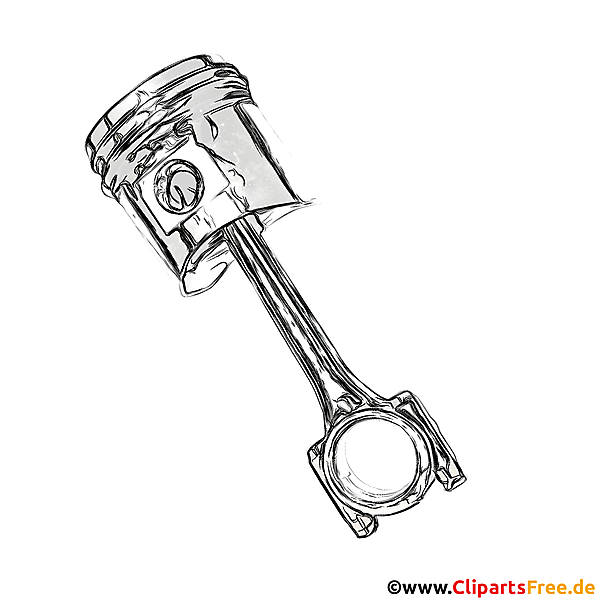 Kolben Illustration - Bilder mit Kfz-Ersatzteilen
