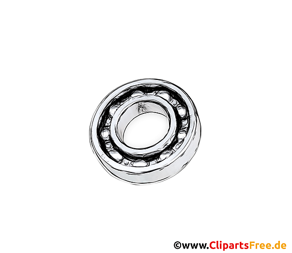 Kugellager Illustration, Zeichnung, Clipart