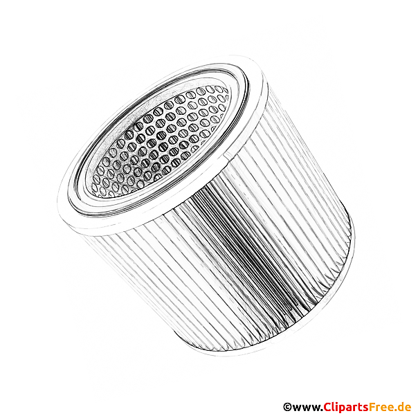 Ölfilter Zeichnung - Bilder mit Kfz-Teilen für Unterricht