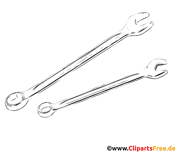 Schlüssel Zeichnung - Bilder Reparaturwerkstatt