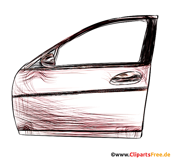 Tür für Auto - Kfz Illustrationen und Bilder mit Ersatzteilen