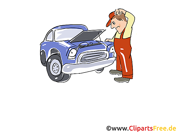 Kraftfahrzeug in Werkstatt Clipart, Bild, Grafik, Cartoon, Illustration gratis Kraftfahrzeug in Werkstatt Clipart, Bild, Grafik, Cartoon, Illustration gratis
