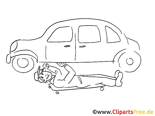Mechanician clip art, graphic, pic, cartoon, comic free