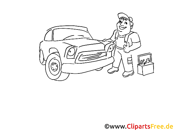 Service en reparatie voertuig clip art zwart en wit, grafisch, komisch Service en reparatie voertuig clip art zwart en wit, grafisch, komisch