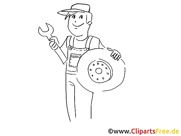Winter tires change clip art black and white, graphic, cartoon, comic free