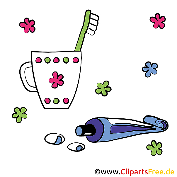 Mondhygiëne afbeeldingen - vector illustraties Mondhygiëne afbeeldingen - vector illustraties