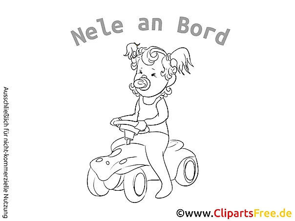 Aufkleber Baby an Bord selbst gestalten