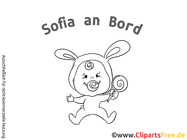 Autoaufkleber Baby on Board selbst gestalten mit unseren Cliparts