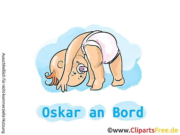 Autoaufkleber Baby selbst gestalten mit unseren Cliparts