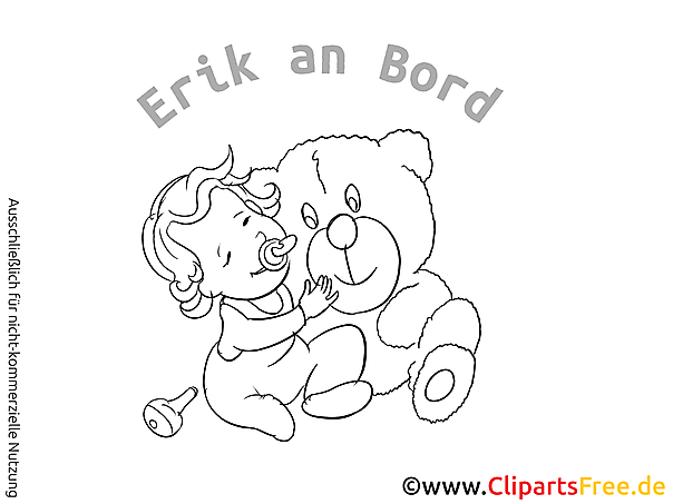 Autoaufkleber Geschwister selbt gestalten mit unseren Cliparts