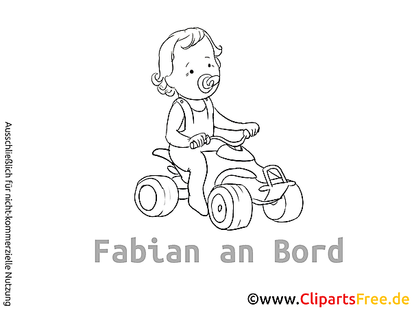 Autoaufkleber mit Baby Motiven selbst gestalten