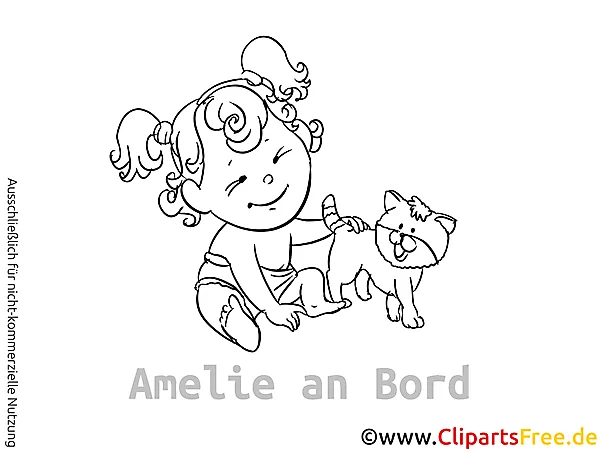 Autokleber Baby selbst gestalten mit unseren Cliparts