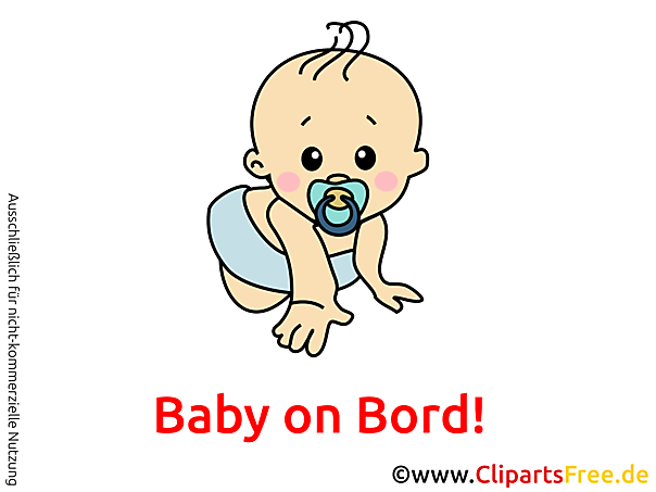 Baby on Board Clip Art, Pic, Cartoon