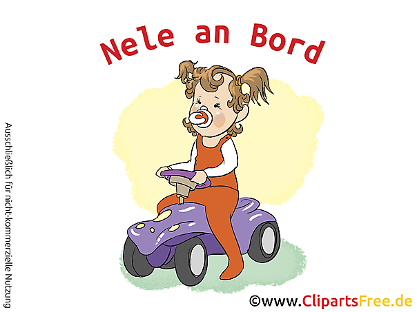 Baby on bord aufkleber selbt gestalten mit unseren Cliparts