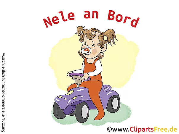 Baby on bord aufkleber selbt gestalten mit unseren Cliparts