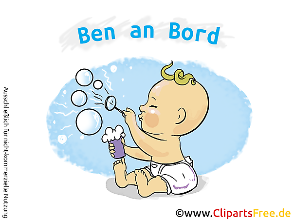 Babyaufkleber für Auto selbt gestalten mit unseren Cliparts