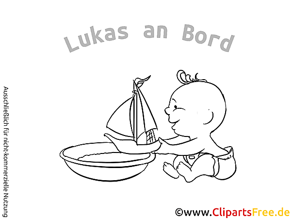 Babyaufkleber fürs Auto mit Namen