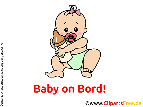 Clipart Baby on Board