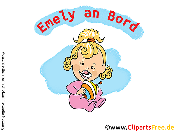 Lustige Aufkleber fürs Auto selbst gestalten mit unseren Cliparts