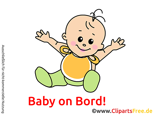 Lustiges Baby Bild, Cartoon, Grafik, Clipart