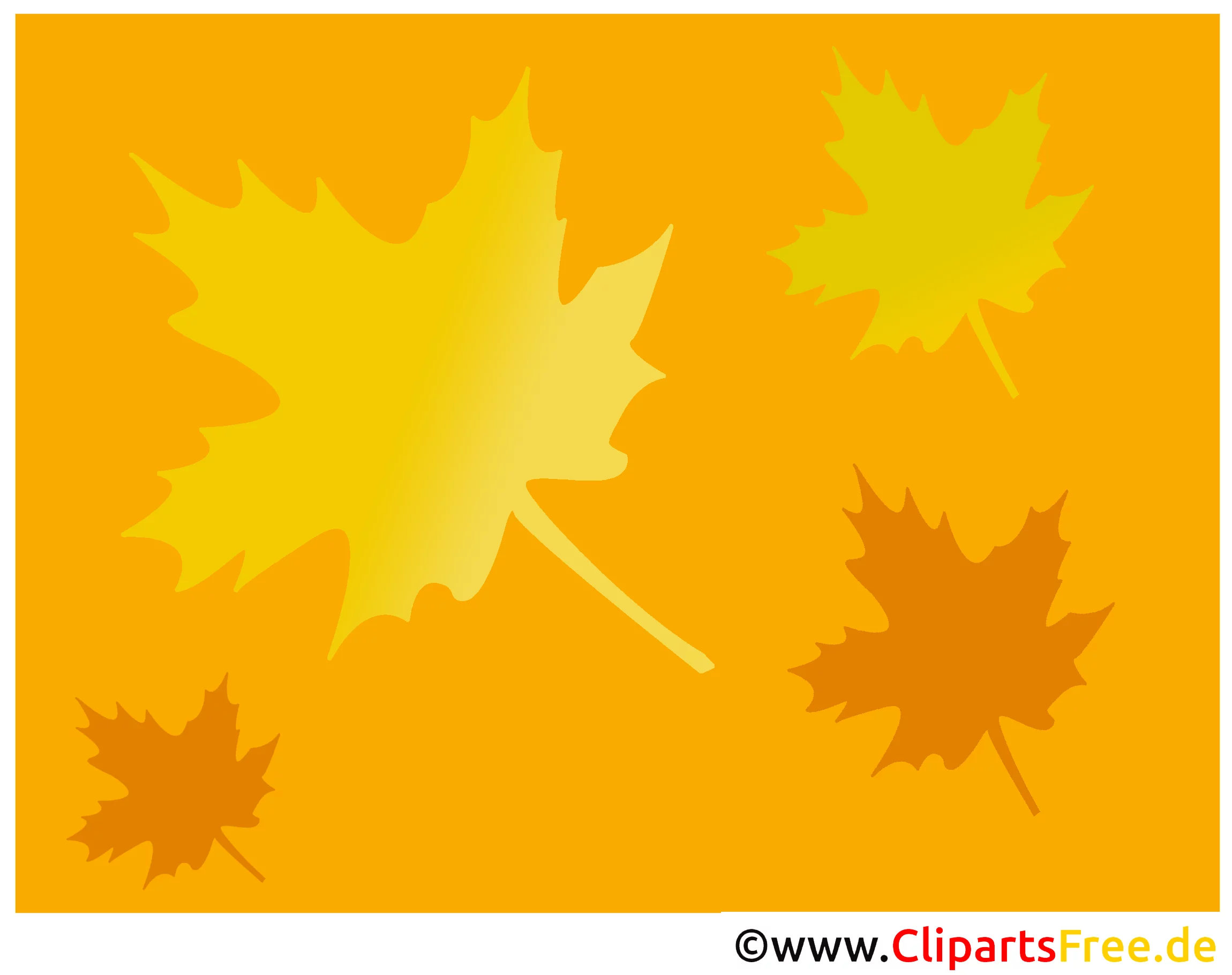 Hintergrundbild Herbst Ahornblätter herunterladen und mit Html in Website einbinden