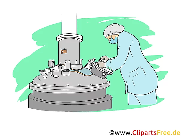 Chemikant Clipart, Bild, Grafik zum Thema Ausbildungsberufe