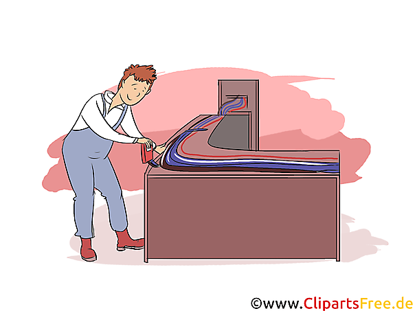 Elektroniker für Automatisierungstechnik Clipart, Bild, Grafik zum Thema Ausbildungsberufe