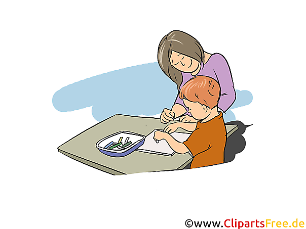 Erzieherin Bild, Clipart, Grafik zum Thema Ausbildungsberufe)