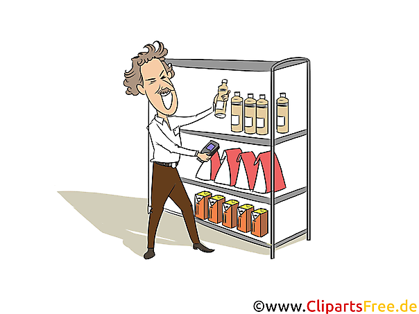 Fachwirt für Vertrieb im Einzelhandel Clipart, Bild, Grafik zum Thema Ausbildungsberufe