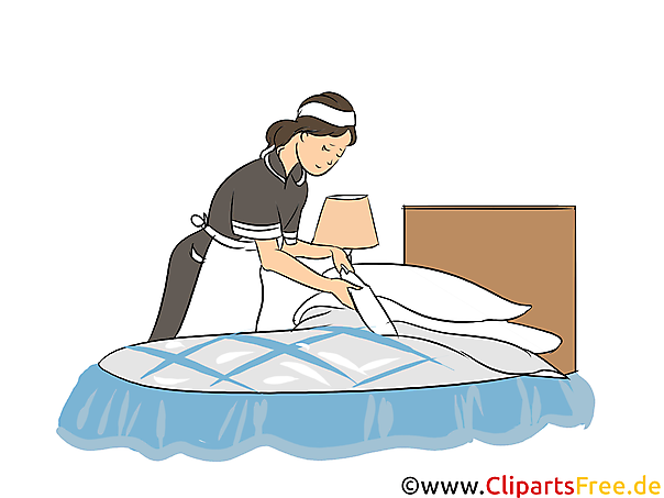 Hotelfachfrau Clipart, Bild, Grafik zum Thema Ausbildungsberufe