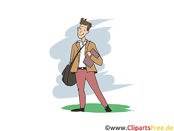 Industriekaufmann Clipart, Bild, Grafik zum Thema Ausbildungsberufe