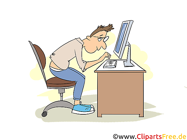 IT Systemkaufmann Clipart, Bild, Grafik zum Thema Ausbildungsberufe