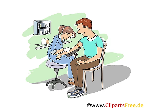 Medizinischer Fachangestellter Clipart, Bild, Grafik zum Thema Ausbildungsberufe