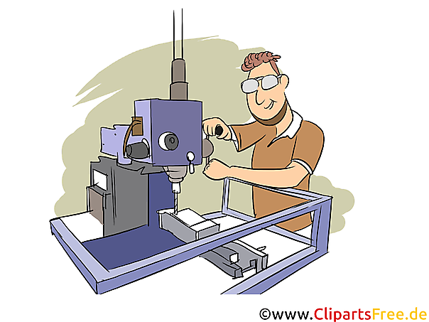 Produktionstechnologe Clipart, Bild, Grafik zum Thema Ausbildungsberufe