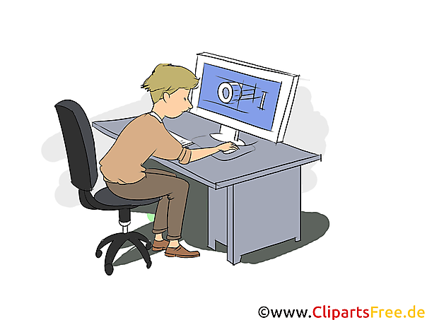 Technische Produktdesigner Clipart, Bild, Grafik zum Thema Ausbildungsberufe