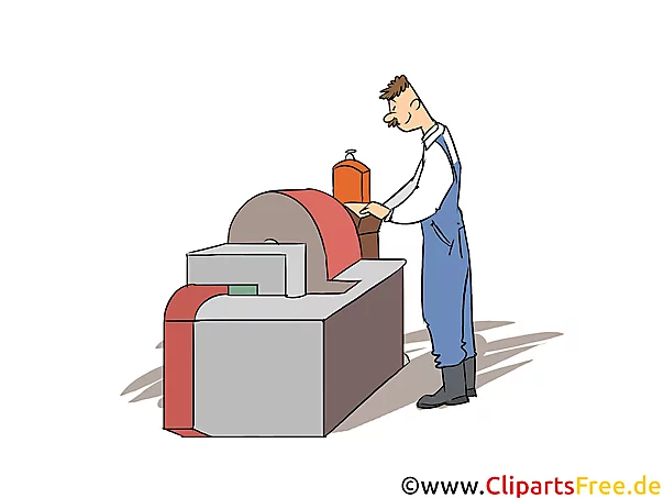 Verfahrensmechaniker für Beschichtungstechnik Clipart, Bild, Grafik zum Thema Ausbildungsberufe