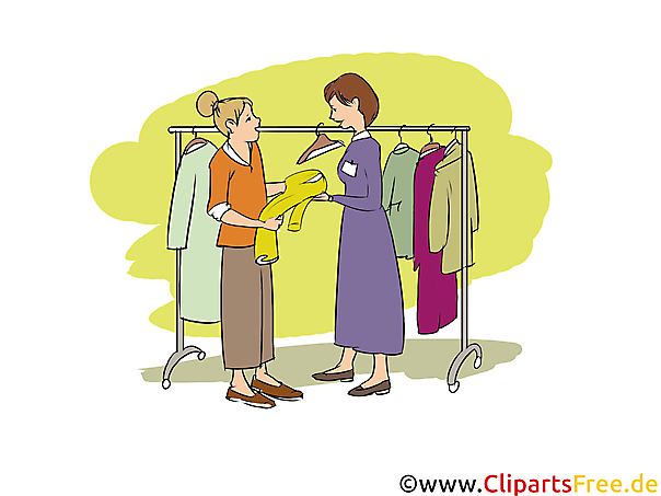 Verkäufer Clipart, Bild, Grafik zum Thema Ausbildungsberufe