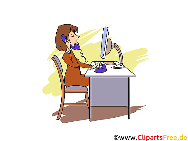 Verwaltungsfachangestellte Clipart, Bild, Grafik zum Thema Ausbildungsberufe