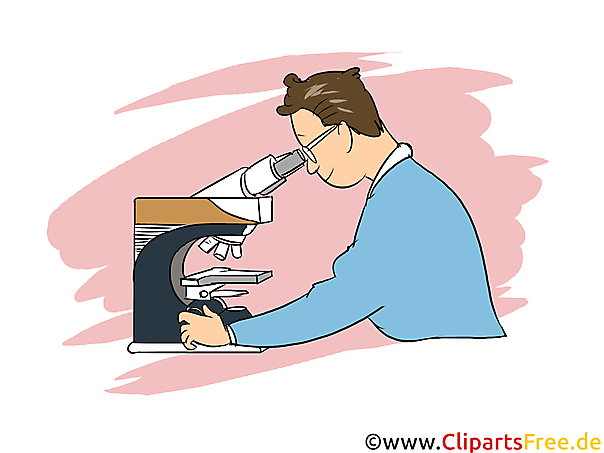 Werkstoffprüfer Clipart, Bild, Grafik zum Thema Ausbildungsberufe