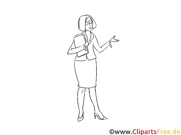Clipart für Präsentationen Rechtsanwalts- und Notarfachangestellte