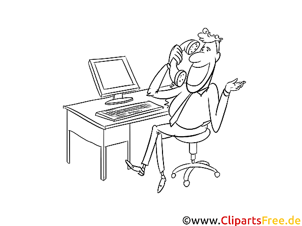 Kaufmann Fur Versicherungen Und Finanzen Clipart Schwarz Weiss